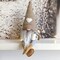 2 Pcs Handmade Swedish Tomte Gnomes – Plush Farmhouse Coffee Bar Decorations for Home, Kitchen, Tiered Tray, and Table Shelf (Brown)